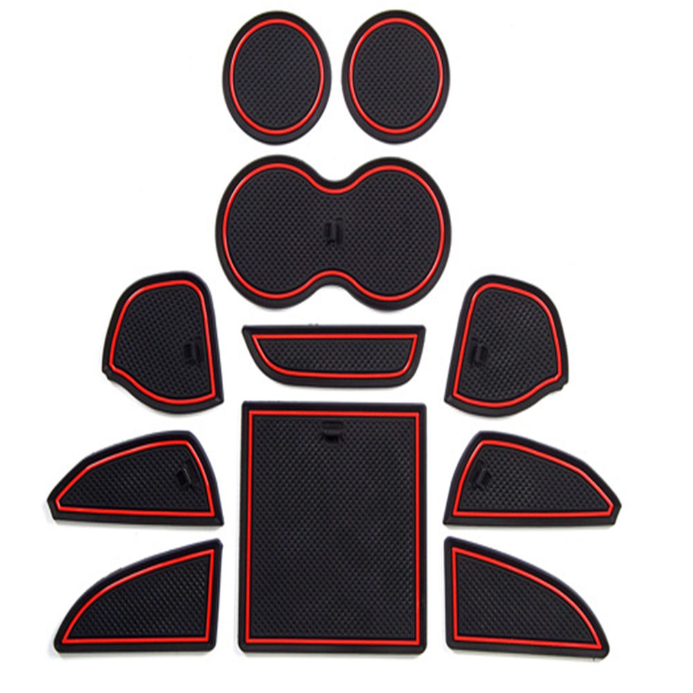 Anti-Slip Gate Slot Cup Mat for Dodge Challenger 2015-2019 | Car Interior Accessories